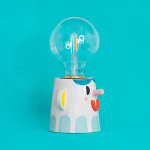 Mint Green / Good Friend Ceramic Lamp