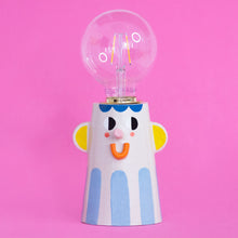Load image into Gallery viewer, Baby Blue / Best Friend Ceramic Lamp
