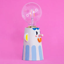 Load image into Gallery viewer, Baby Blue / Best Friend Ceramic Lamp

