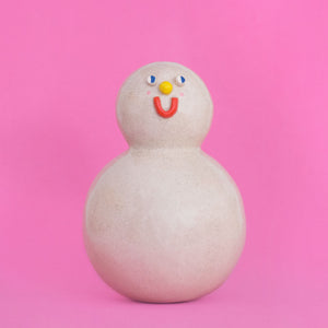 Snowman / Ceramic Sculpture