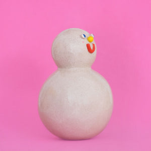 Snowman / Ceramic Sculpture