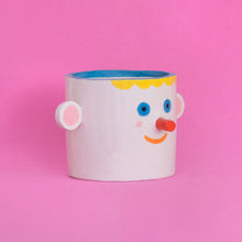 Load image into Gallery viewer, Happy Face Big Pot / Ceramic Pot
