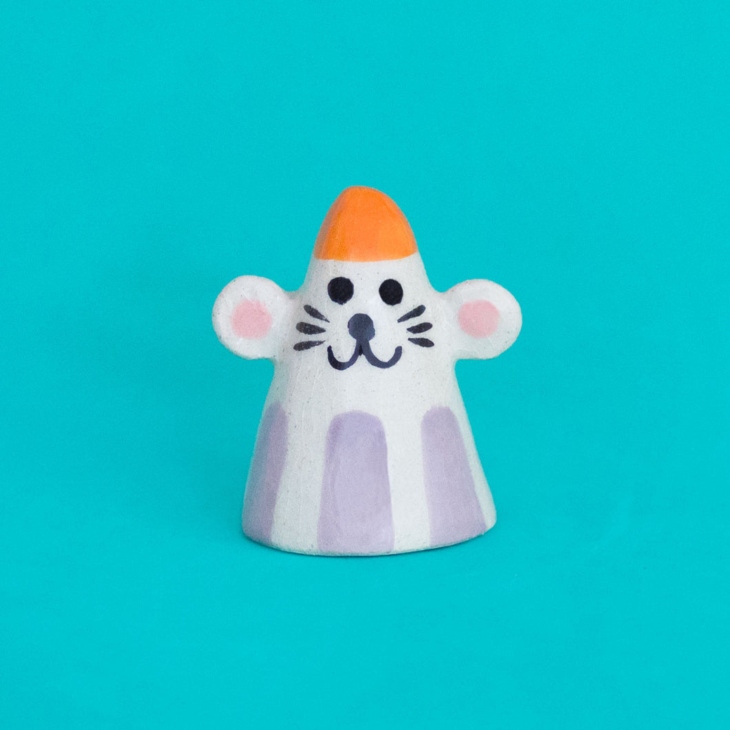 Coneheads / Mouses /  Tiny Ceramic Sculptures