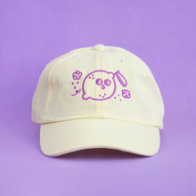 Load image into Gallery viewer, Magic Lemon Cap // Light Yellow &amp; Purple
