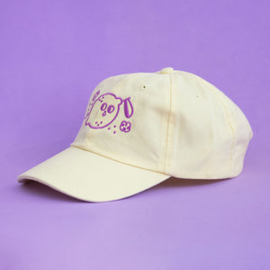 Magic Lemon Cap // Light Yellow & Purple