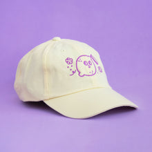 Load image into Gallery viewer, Magic Lemon Cap // Light Yellow &amp; Purple
