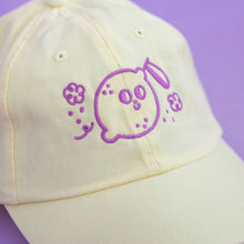 Load image into Gallery viewer, Magic Lemon Cap // Light Yellow &amp; Purple
