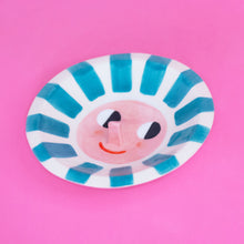 Load image into Gallery viewer, Happy Sun Teal / Trinket Dish
