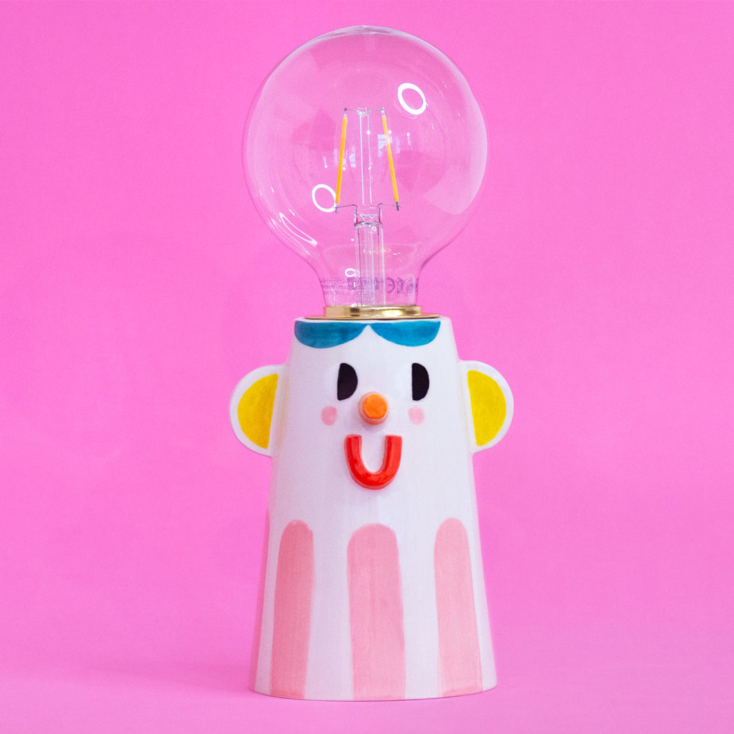 Pink / Best Friend Ceramic Lamp