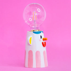 Pink / Best Friend Ceramic Lamp