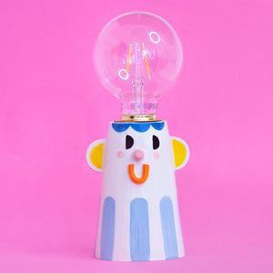 Baby Blue / Best Friend Ceramic Lamp