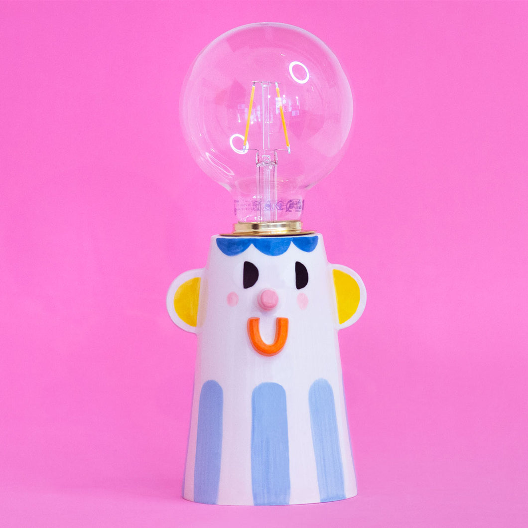 Baby Blue / Best Friend Ceramic Lamp