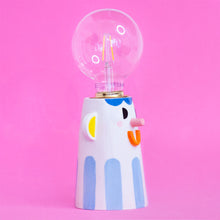 Load image into Gallery viewer, Baby Blue / Best Friend Ceramic Lamp
