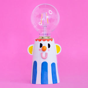 Blue / Best Friend Ceramic Lamp