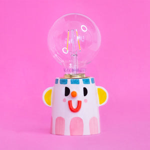 Pink / Good Friend Ceramic Lamp