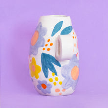 Load image into Gallery viewer, Floral I / Ceramic Vase
