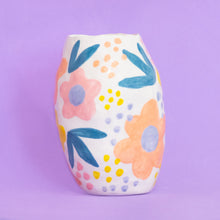 Load image into Gallery viewer, Floral III / Ceramic Vase
