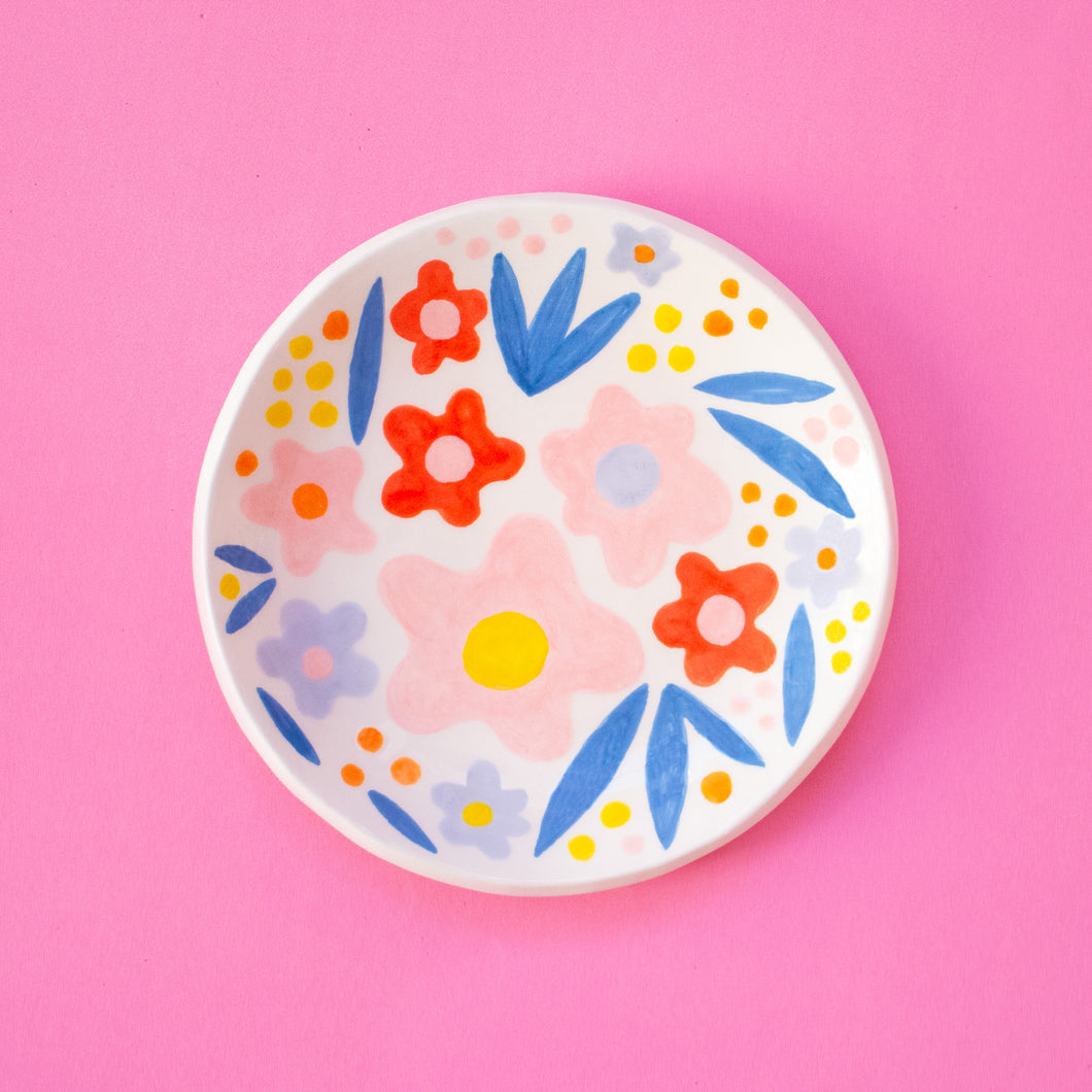 Floral I / Ceramic Plate