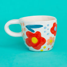 Load image into Gallery viewer, Floral I / Ceramic Cup
