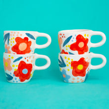 Load image into Gallery viewer, Floral I / Ceramic Cup
