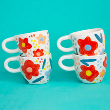 Load image into Gallery viewer, Floral I / Ceramic Cup
