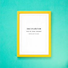 Load image into Gallery viewer, Yellow Oak Frame 21x29,7 (A4)
