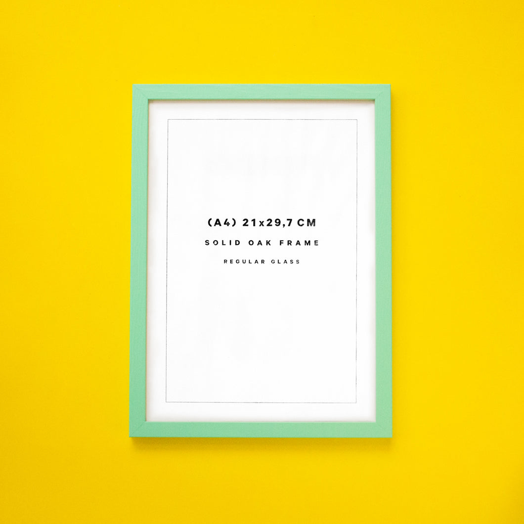 Mint Oak Frame 21x29,7 (A4)