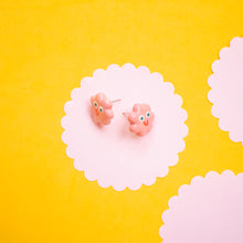 Load image into Gallery viewer, Little Flowers - Handmade Ceramic Stud Earrings
