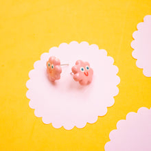 Load image into Gallery viewer, Little Flowers - Handmade Ceramic Stud Earrings
