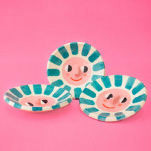 Load image into Gallery viewer, Happy Sun Teal / Trinket Dish

