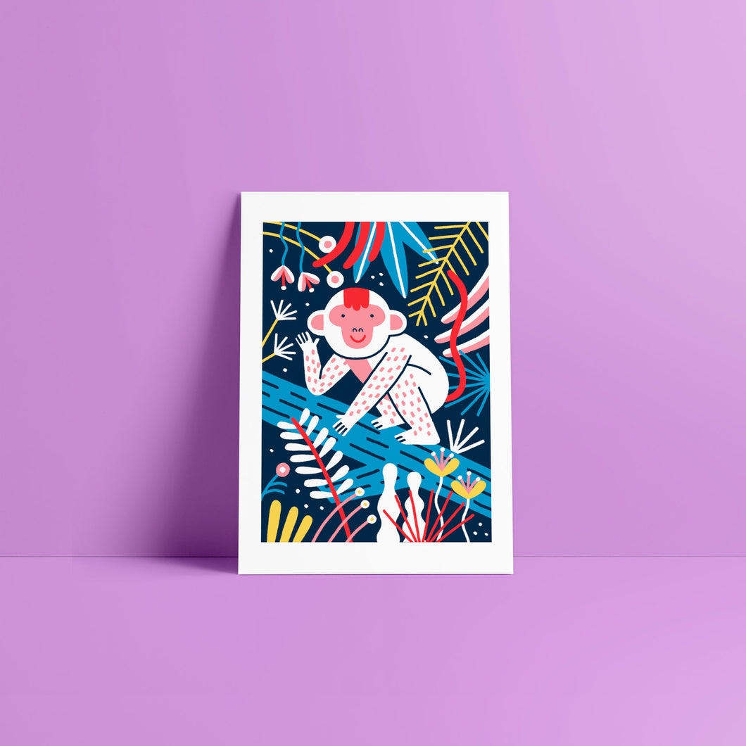 Monkey // A5 Digital Print