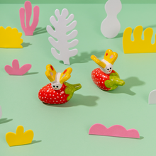 Load image into Gallery viewer, Seli &amp; the Strawberry - Handmade Ceramic Piece
