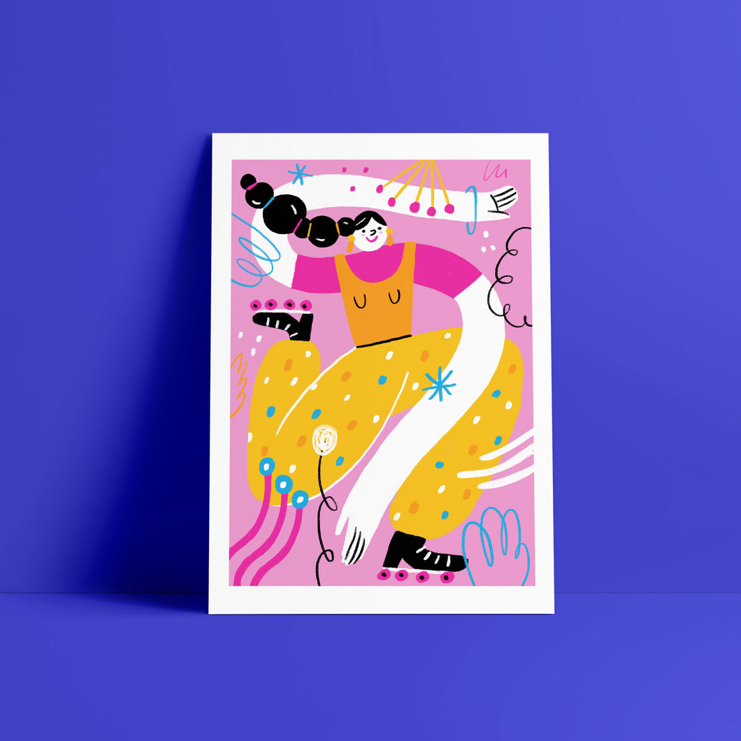Skater Girl // A4 Digital Print