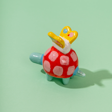 Load image into Gallery viewer, Tuli &amp; Sari, the Turtle and the Butterfly - Handmade Ceramic Piece
