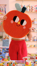 Load image into Gallery viewer, Orange Tufted Rug
