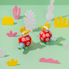 Load image into Gallery viewer, Tuli &amp; Sari, the Turtle and the Butterfly - Handmade Ceramic Piece
