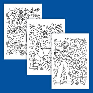 Coloring Posters - Pack 2