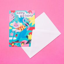 Load image into Gallery viewer, Happy Birthday Monkey // A6 Postcard
