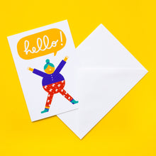 Load image into Gallery viewer, Hello // A6 Greeting Card

