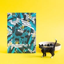 Load image into Gallery viewer, Camouflaged Cat // A6 Postcard
