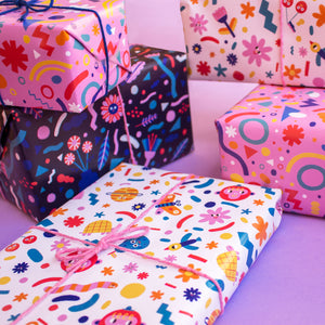 Set of 3 Sheets of Wrapping Paper