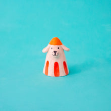 Load image into Gallery viewer, Coneheads / Dogs /  Tiny Ceramic Sculptures
