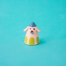 Load image into Gallery viewer, Coneheads / Dogs /  Tiny Ceramic Sculptures
