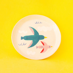 Birds / Medium Ceramic Plate
