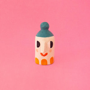 Leopoldina / Nosy People Ceramic Sculpture