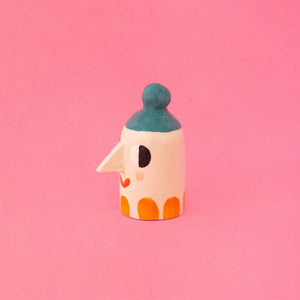 Leopoldina / Nosy People Ceramic Sculpture