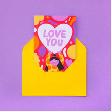 Load image into Gallery viewer, Love You // A6 Greeting Card
