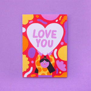 Love You // A6 Greeting Card