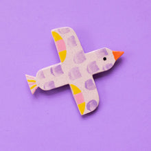 Load image into Gallery viewer, Ceramic Bird / Purple
